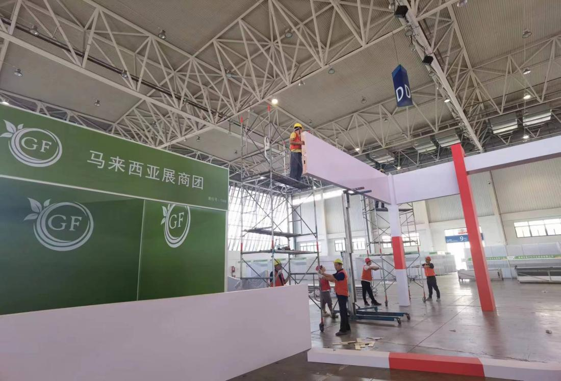 倒计时/2023中国（西部）健康食品博览会开启场馆搭建模式